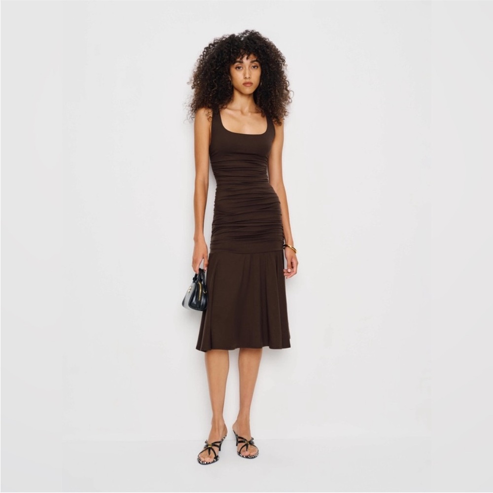 NWT reformation Kayla knit dress in mole - size s - Picture 1 of 6